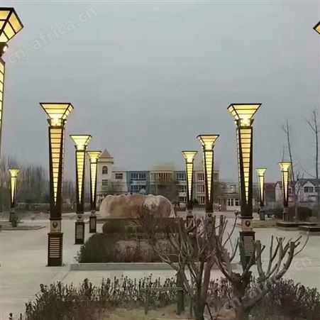 户外方形景观灯 3米LED庭院灯 公园园林别墅道路灯