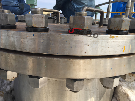 奥赛罗碟簧安装现场图片