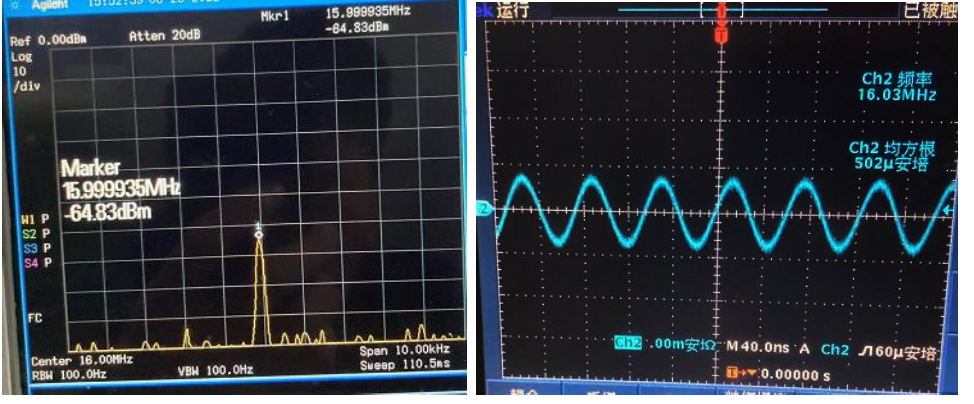 晶诺威科技晶振单体及上板上电测试电路匹配范例