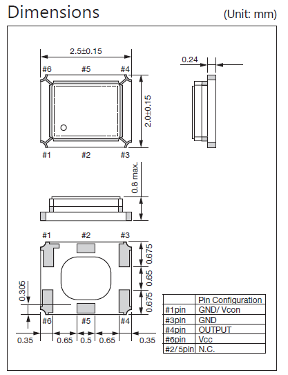 TCXO2520温补晶振38.4MHz KT2520K38400ZAW18TES规格参数